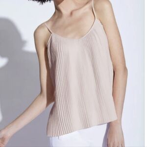 Noel Asmar Alba Pleated Camisole Tank - Size XS